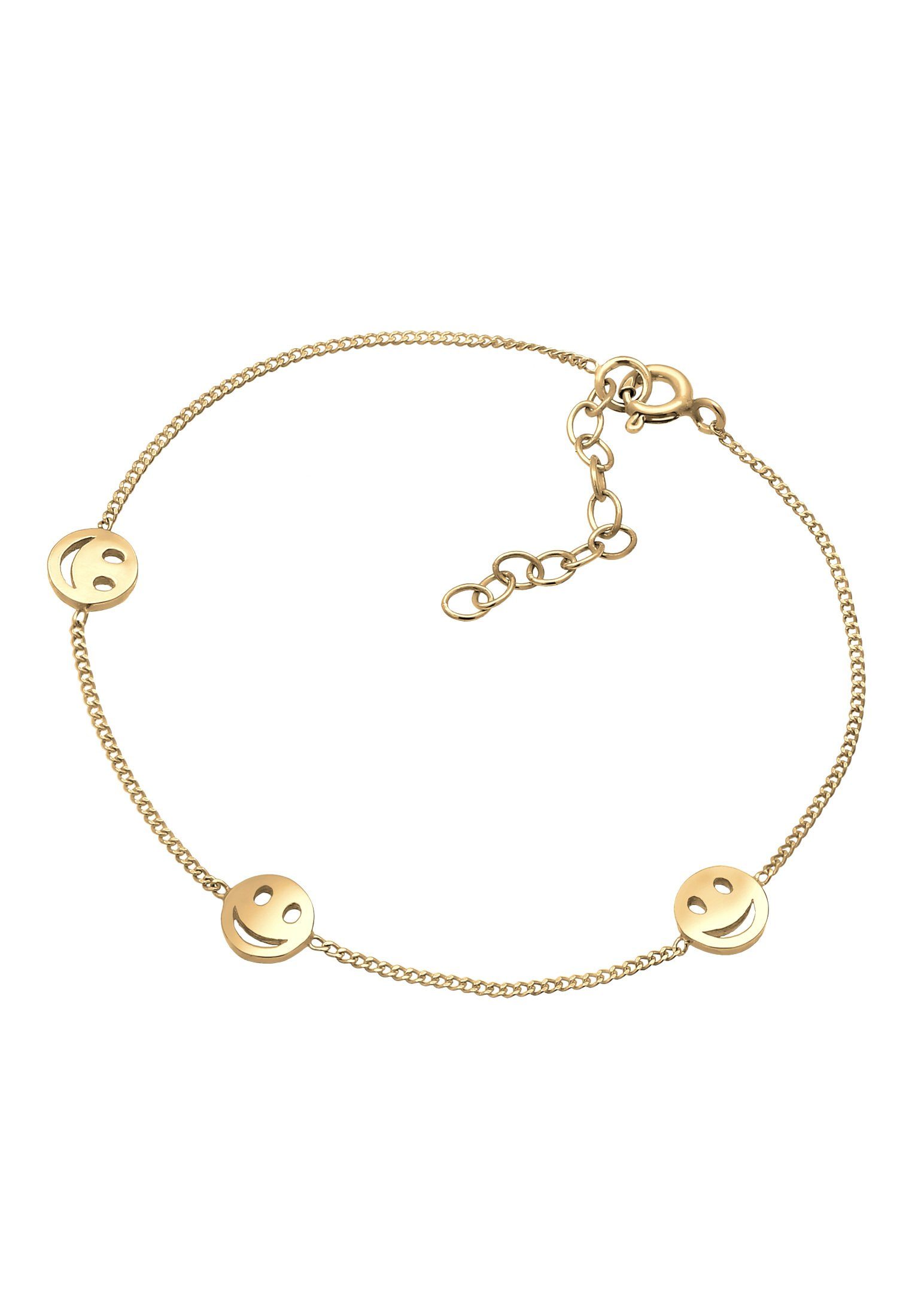 Elli Armband Smiling Plättchen Trend 925 günstig online kaufen