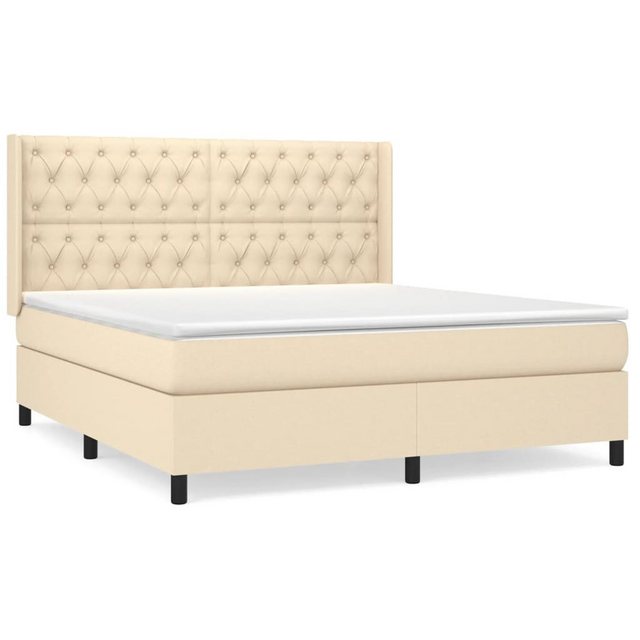 vidaXL Boxspringbett Bett Boxspringbett mit Matratze & Topper Stoff verschi günstig online kaufen