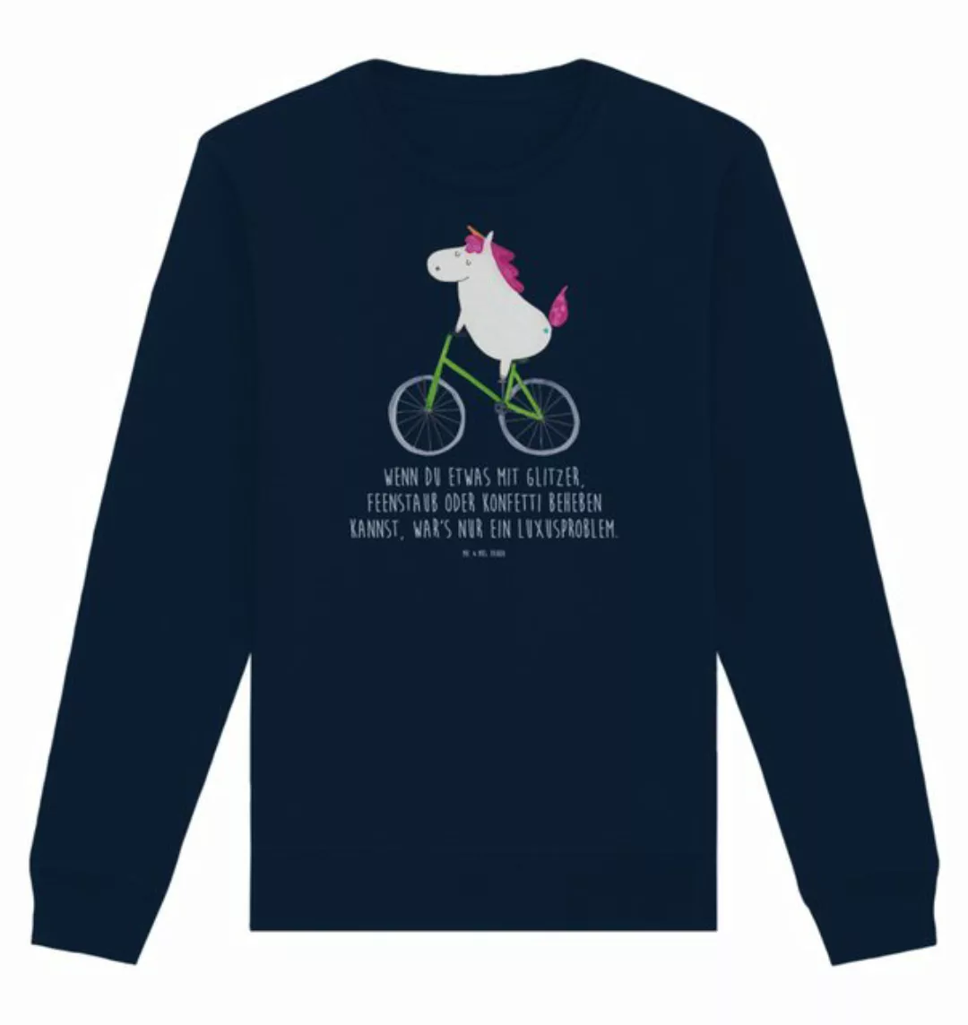 Mr. & Mrs. Panda Longpullover Größe L Einhorn Radfahrer - French Navy - Ges günstig online kaufen