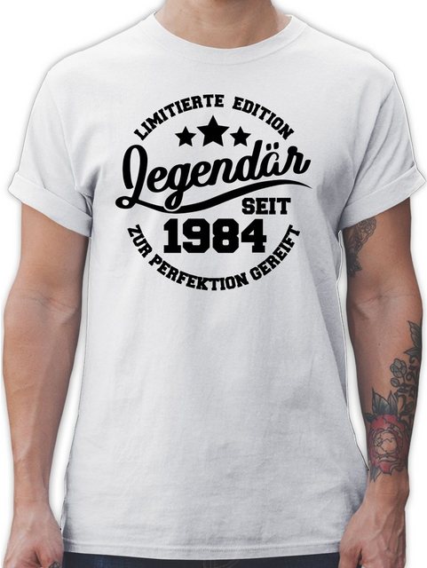 Shirtracer T-Shirt Legendär seit 1984 40. Geburtstag günstig online kaufen