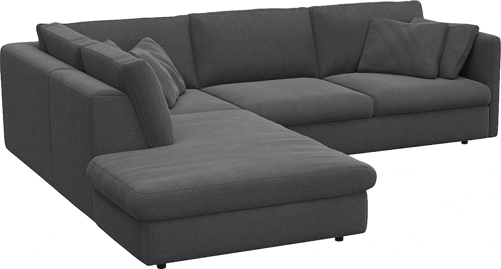 FLEXLUX Ecksofa "Lovane, elegant und zeitlos, bequem, L-Form", Weich & ansc günstig online kaufen