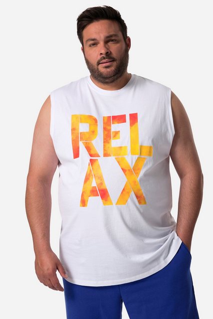 Men Plus T-Shirt Men+ Tanktop großer Print Rundhals bis 8 XL günstig online kaufen