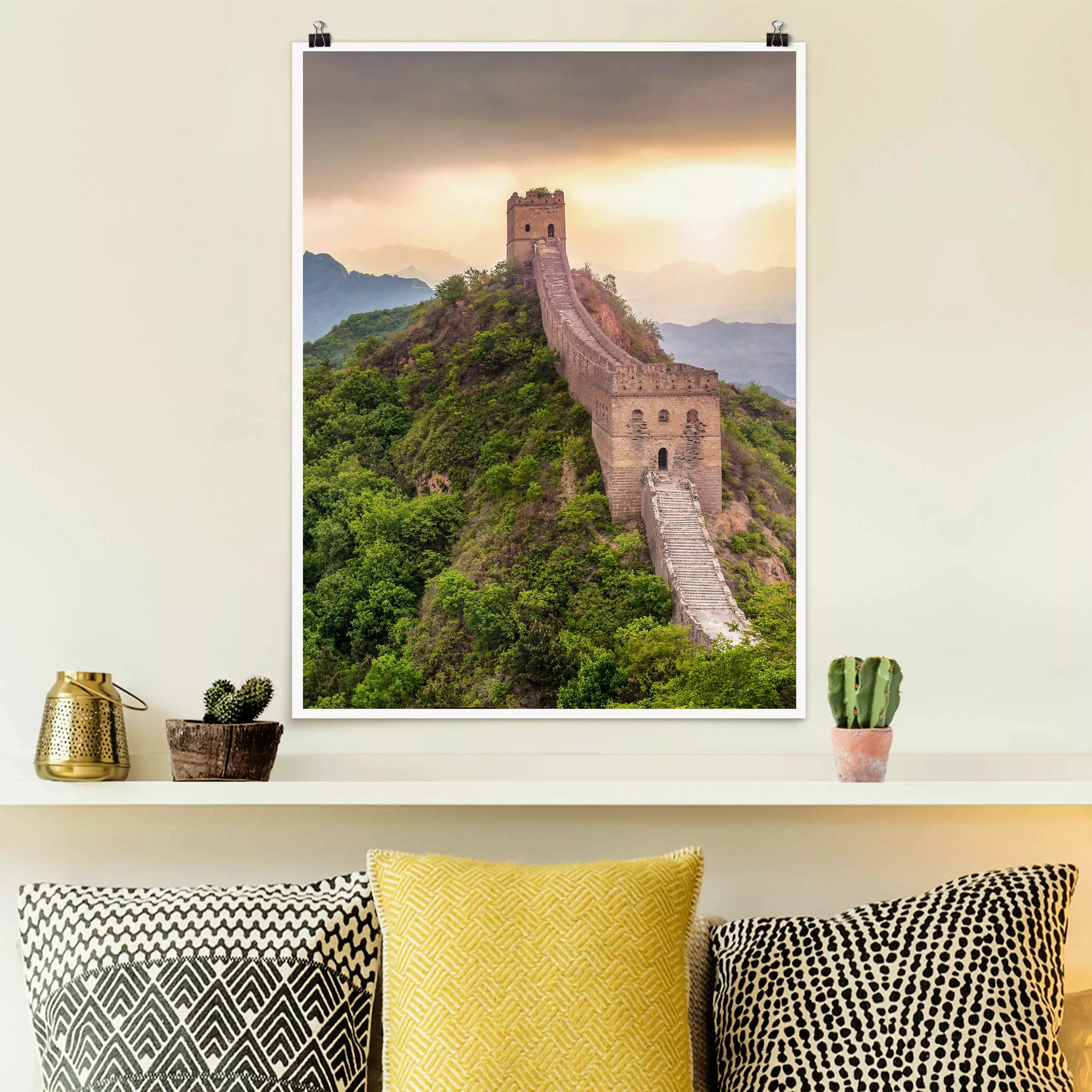 Poster Die unendliche Mauer von China günstig online kaufen