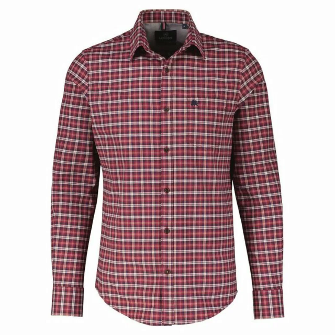 LERROS Langarmhemd "LERROS Jerseyhemd in Piqué-Struktur" günstig online kaufen