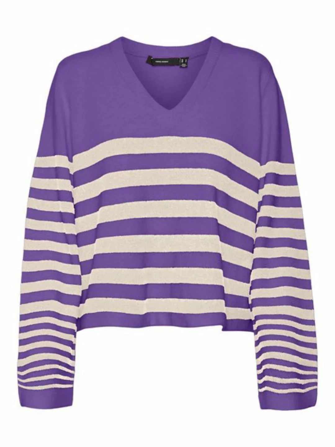 Vero Moda V-Ausschnitt-Pullover VMHURRICANE LS V-NECK PULLOVER GA BF günstig online kaufen