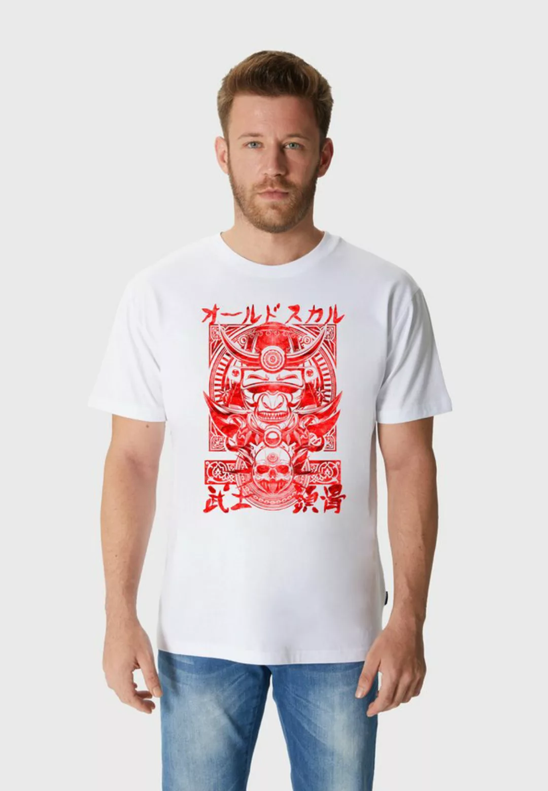 Oldskull T-Shirt Asian Samurai Graphic günstig online kaufen