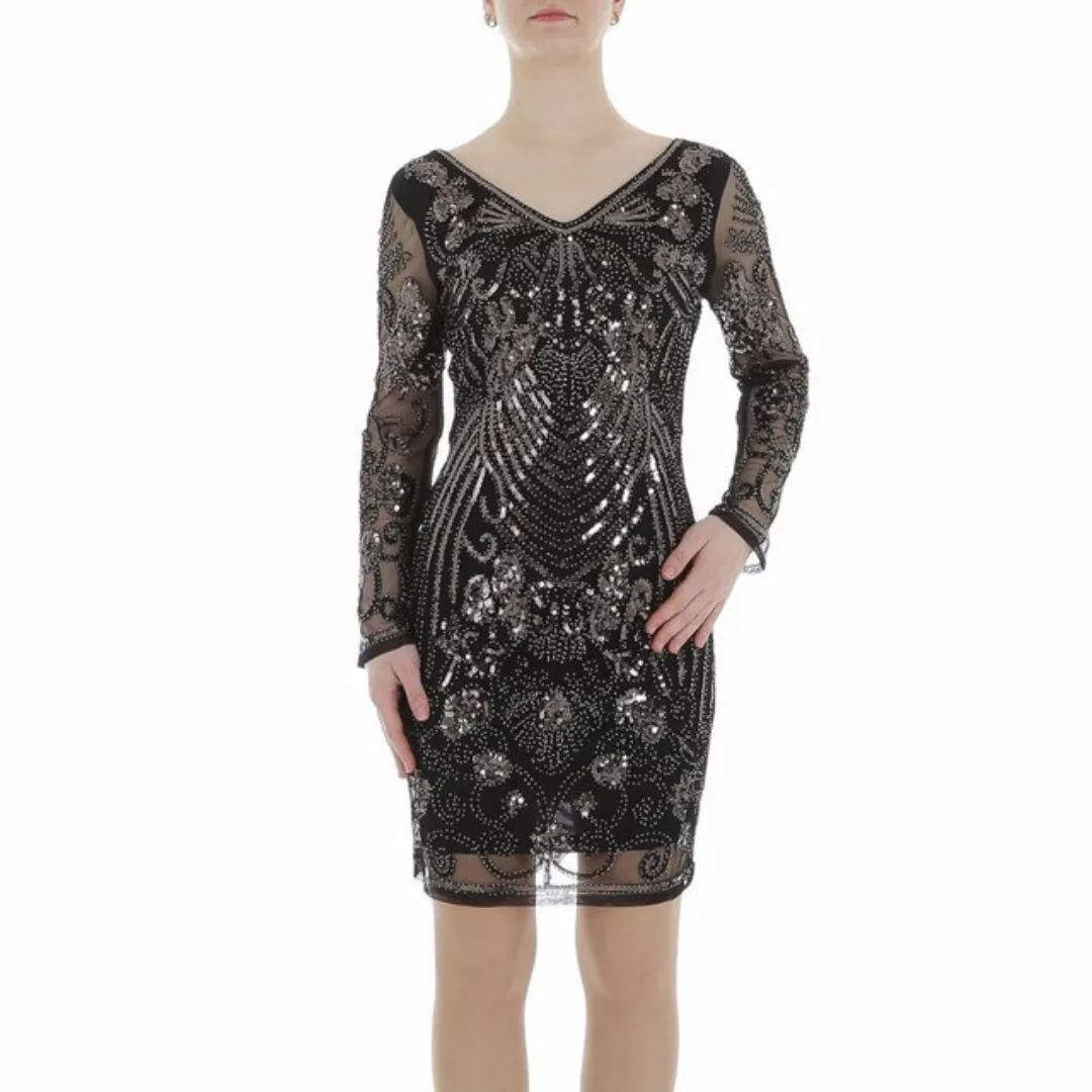 Ital-Design Partykleid Damen Party & Clubwear Pencil (86365283) Pailletten günstig online kaufen