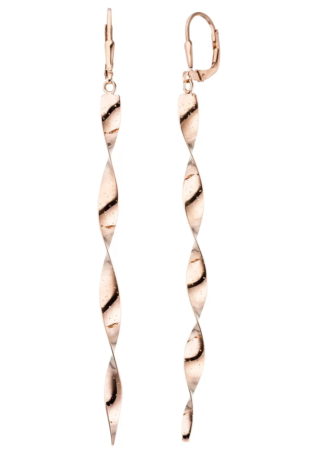 JOBO Paar Ohrhänger "Spirale", 925 Silber roségold vergoldet günstig online kaufen