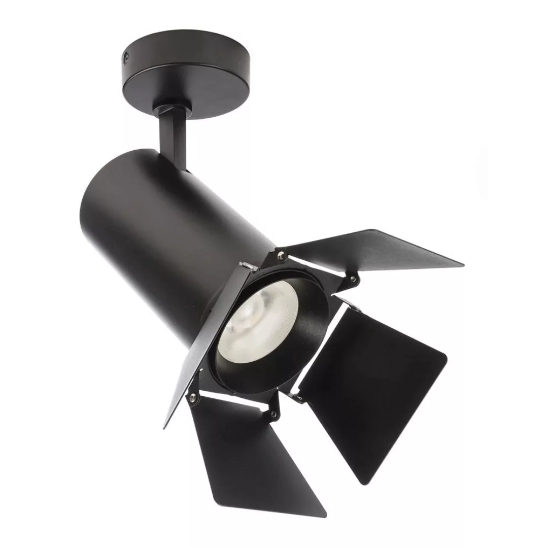 LED Wand- und Deckenspot Lucea in Schwarz 10W 750lm günstig online kaufen