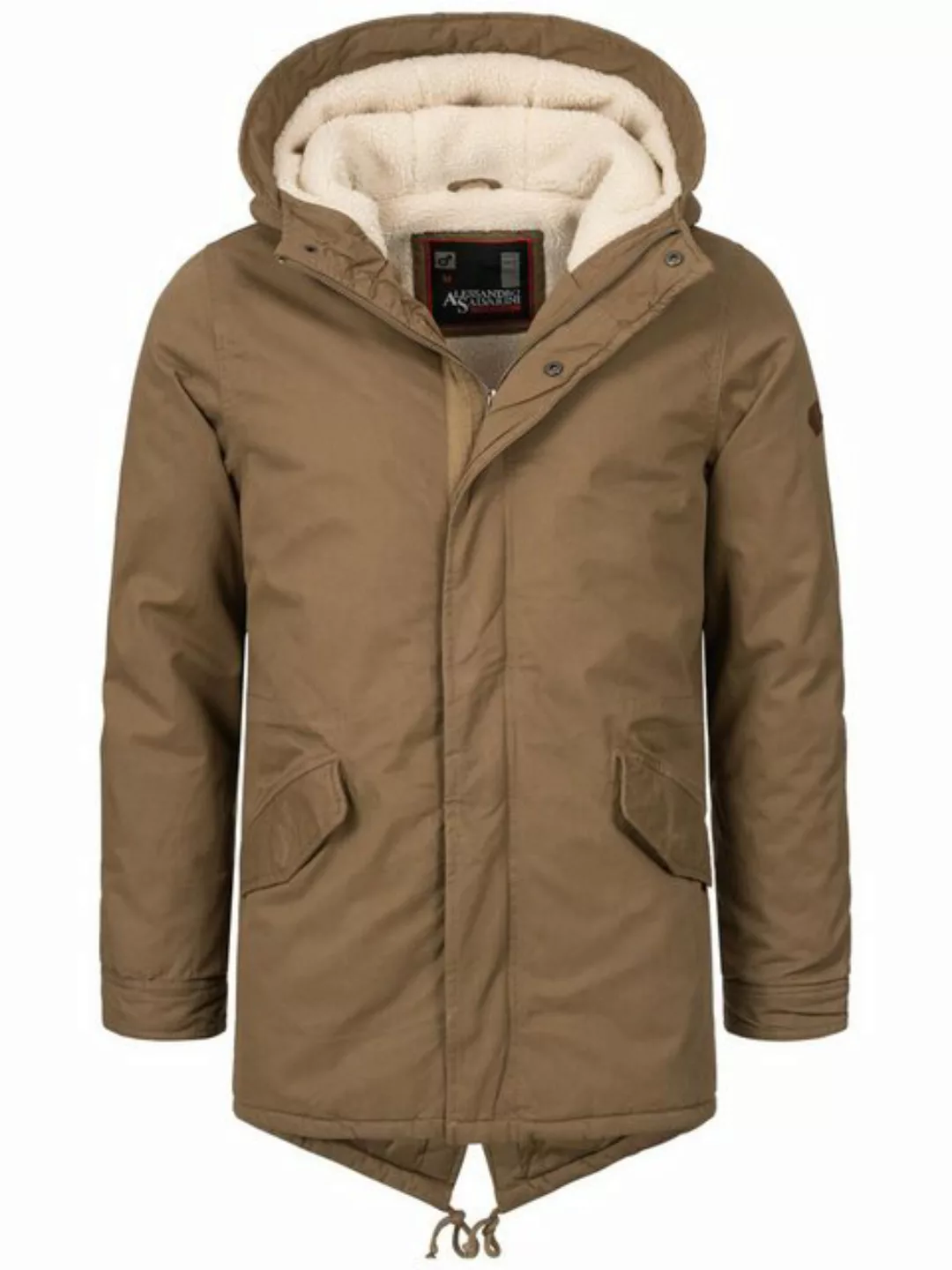 Alessandro Salvarini Winterjacke ASMauro mit warmem Teddyfell günstig online kaufen