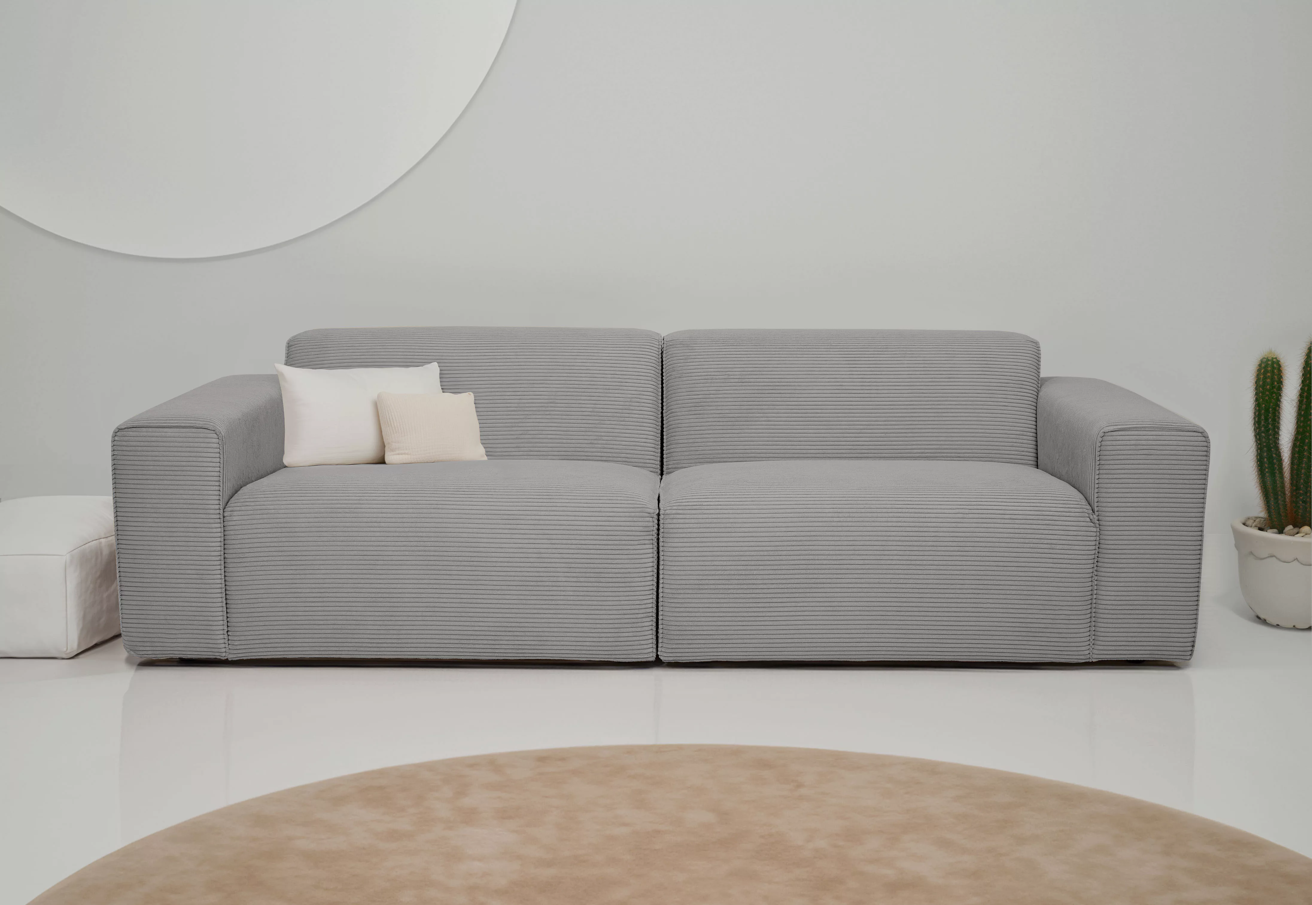 INOSIGN 3-Sitzer Koa, 228 cm, Modulsofa in Webstoff, Cord, Designsofa in Co günstig online kaufen