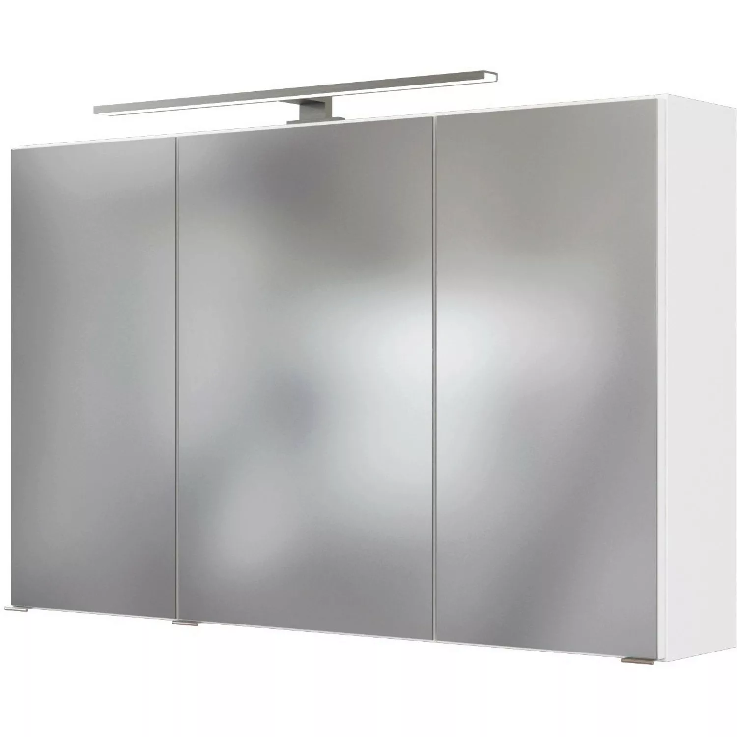 Held Spiegelschrank Monza Weiß 100 cm mit Softclose Türen günstig online kaufen