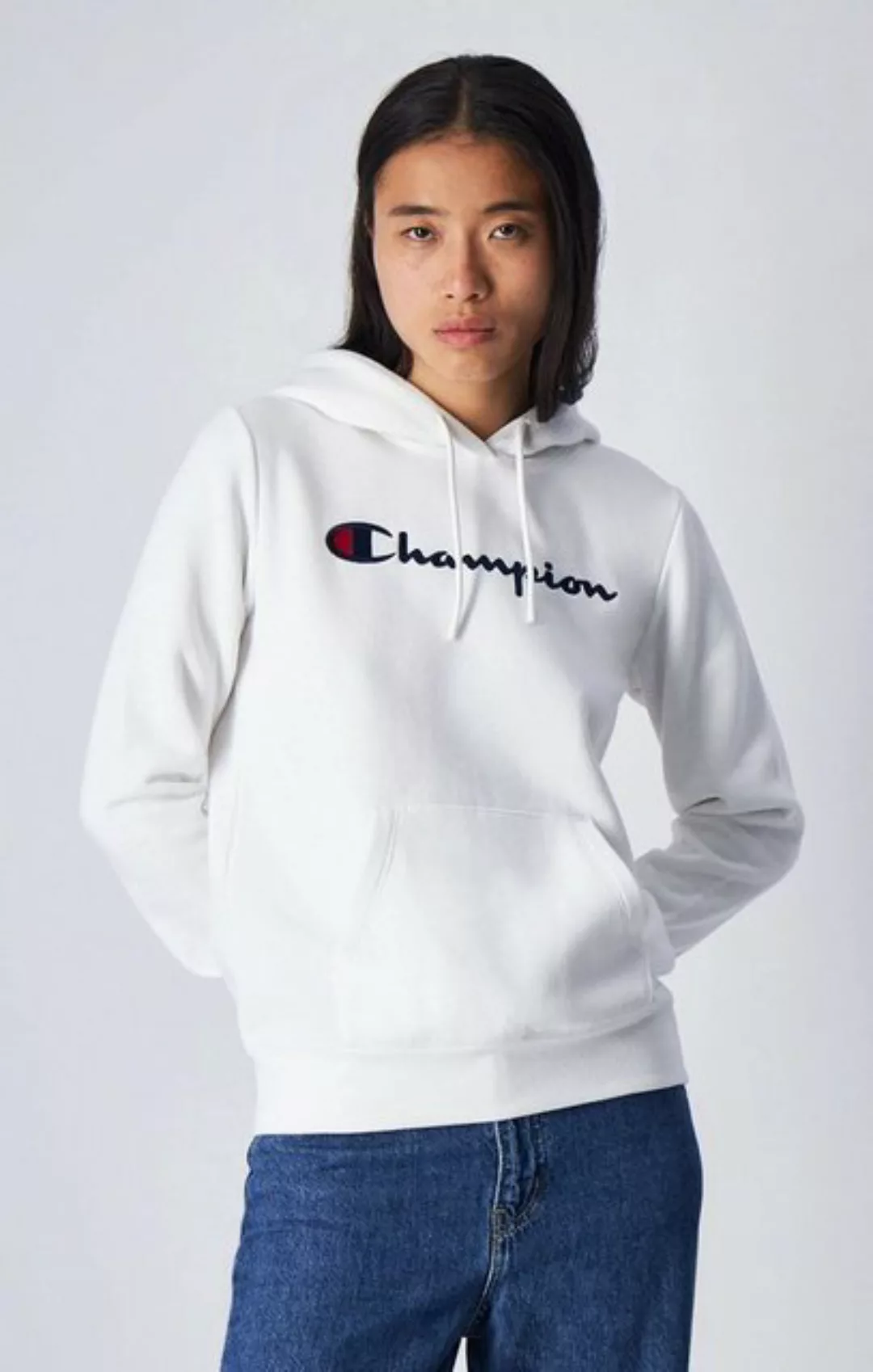 Champion Sweatshirt Classic Hooded Sweatshirt large Log günstig online kaufen