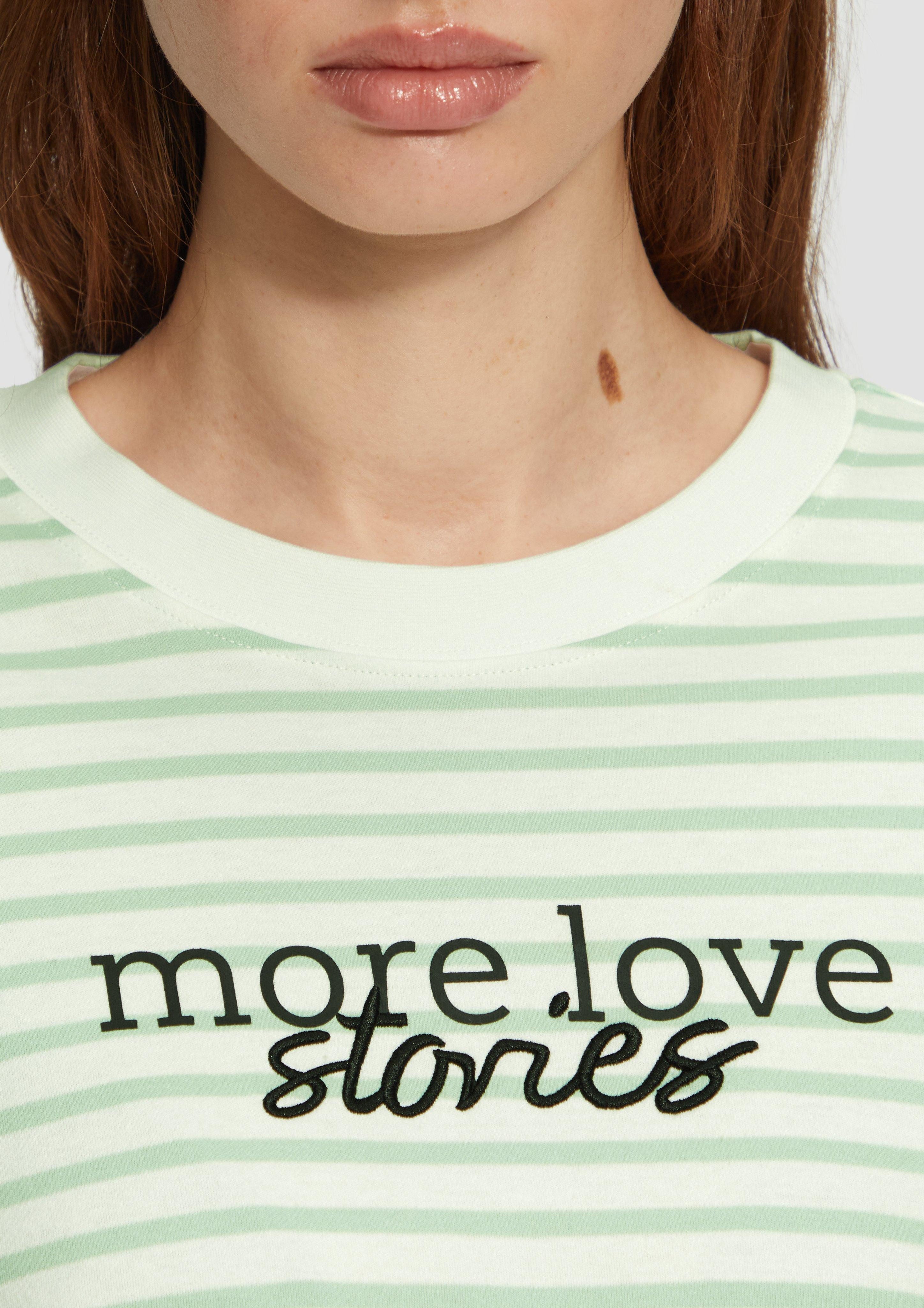 s.Oliver Langarmshirt Gestreiftes Langarmshirt im Relaxed günstig online kaufen