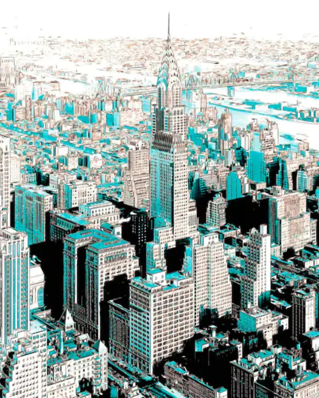 KOMAR Vlies Fototapete - Gotham - Größe 200 x 250 cm mehrfarbig günstig online kaufen