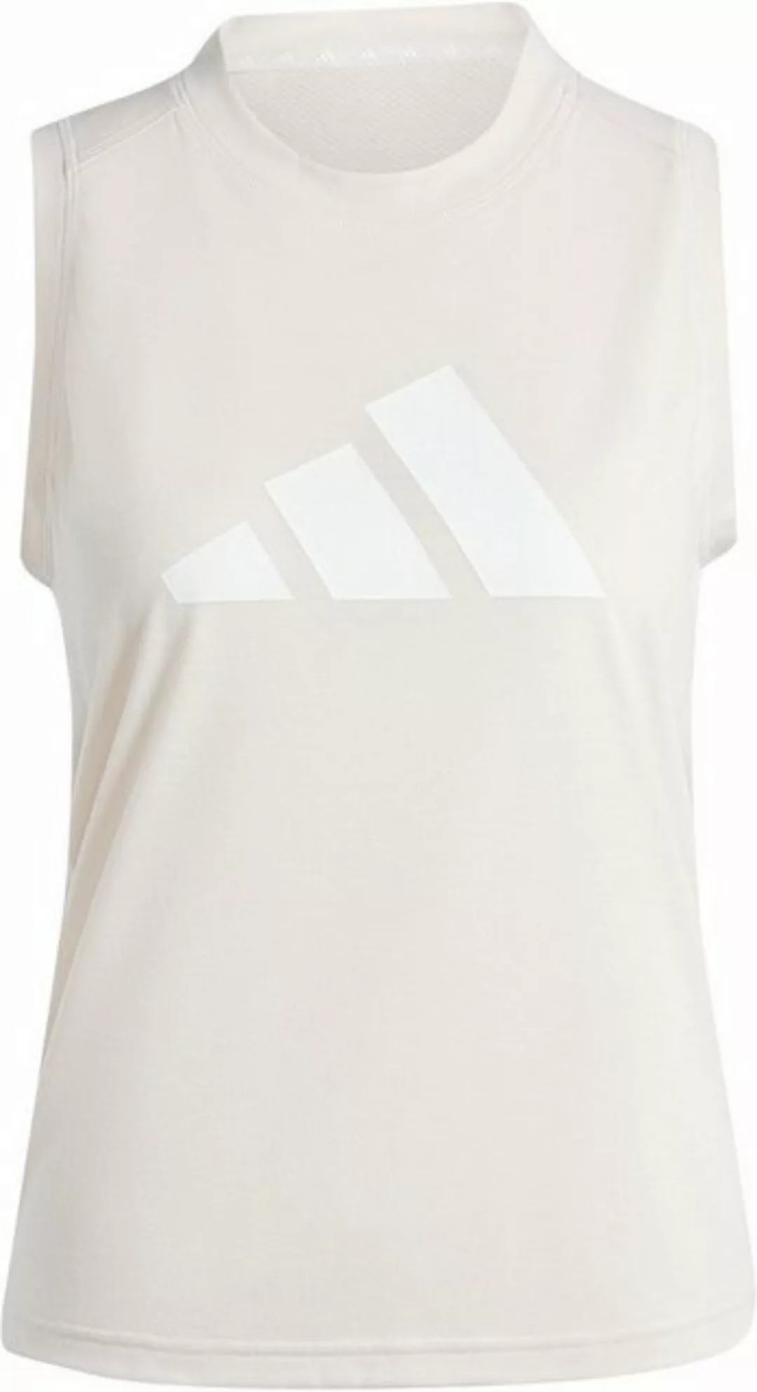 adidas Sportswear Tanktop Training-Essentiell LOGO Damen Tanktop creme-weiß günstig online kaufen