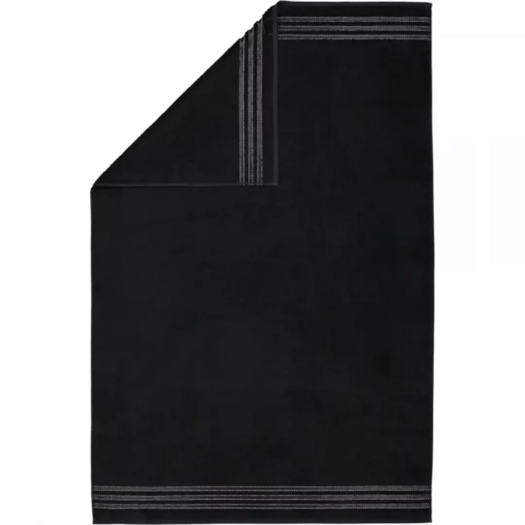 Vossen Cult de Luxe - Farbe: 790 - schwarz - Badetuch 100x150 cm günstig online kaufen