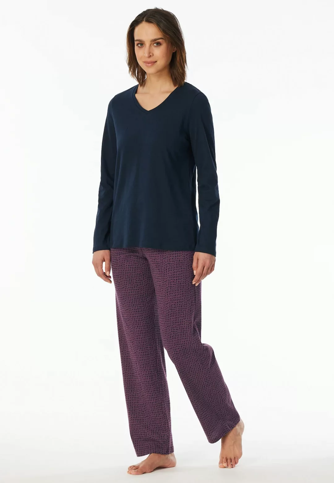 uncover by SCHIESSER Schlafanzug "UNCOVER Nightwear", (2 tlg.), Baumwolle, günstig online kaufen