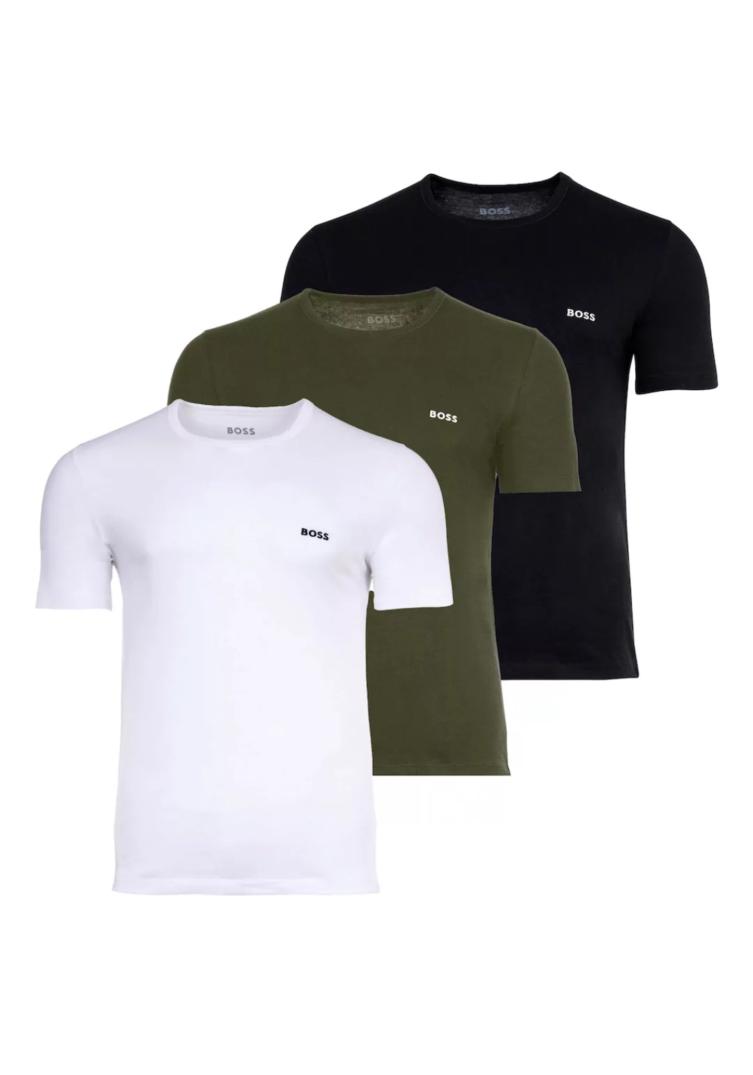 BOSS T-Shirt "T-Shirt T-Shirt RN 3P Classic 3er Pack" günstig online kaufen