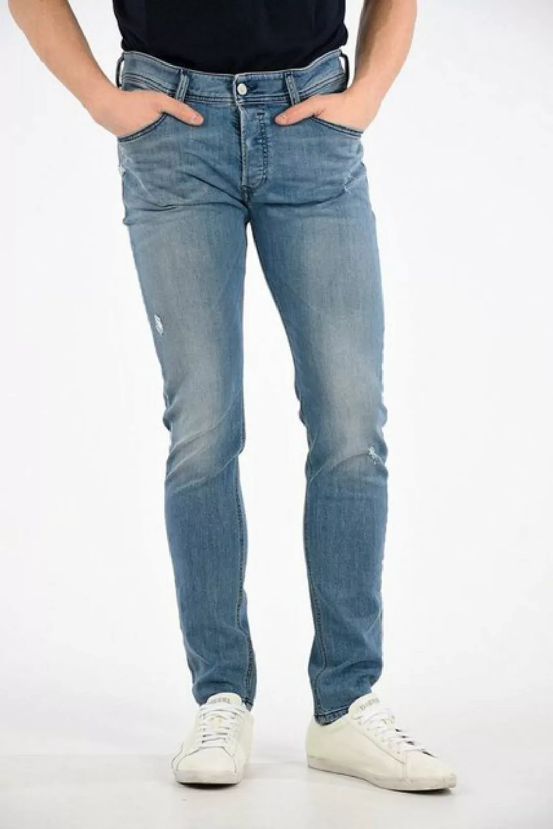 Diesel Röhrenjeans Diesel Herren Röhrenjeans - SLEENKER 0688C 5 Pocket Styl günstig online kaufen