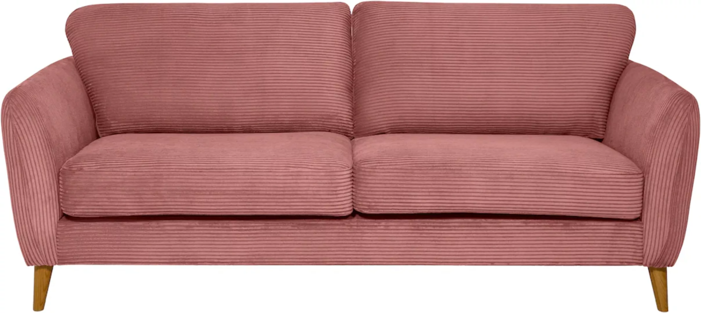 Home affaire 3-Sitzer MARSEILLE Sofa 206 cm, mit Massivholzbeinen aus Eiche günstig online kaufen