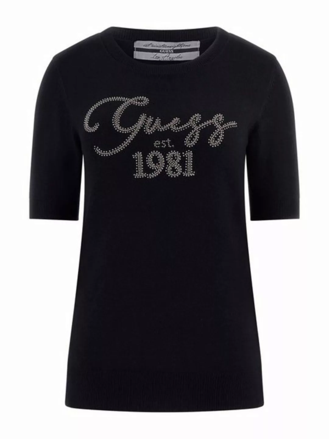 Guess T-Shirt Damen T-Shirt PALOMA LOGO Slim Fit (1-tlg) günstig online kaufen