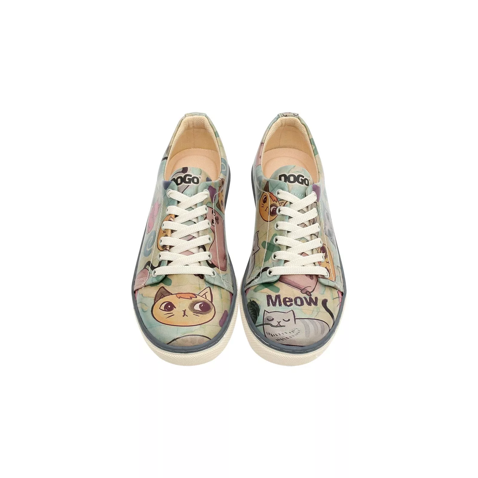 DOGO Sneaker "Damen Sneaker Cats of the World Vegan Damen Sneaker / female" günstig online kaufen