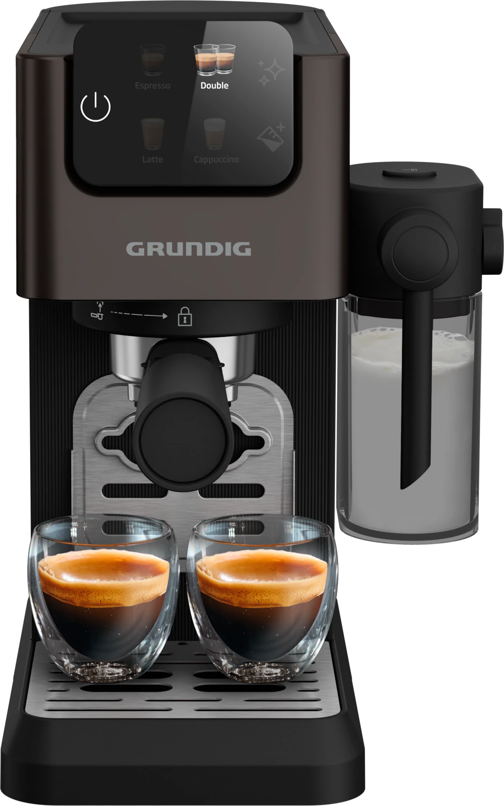 Grundig Espressomaschine »KSM 5330«, mit integriertem Milchbehälter günstig online kaufen