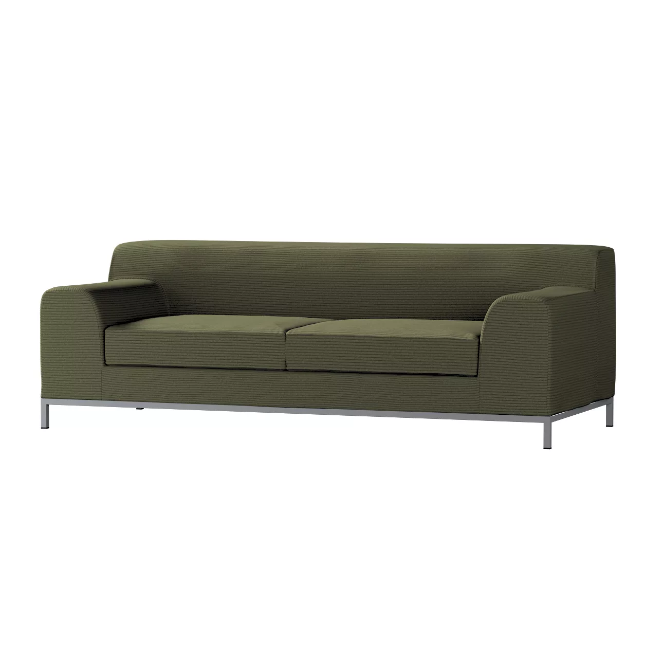 Bezug für Kramfors 3-Sitzer Sofa, olivgrün, Sofahusse, Kramfors 3-Sitzer, M günstig online kaufen