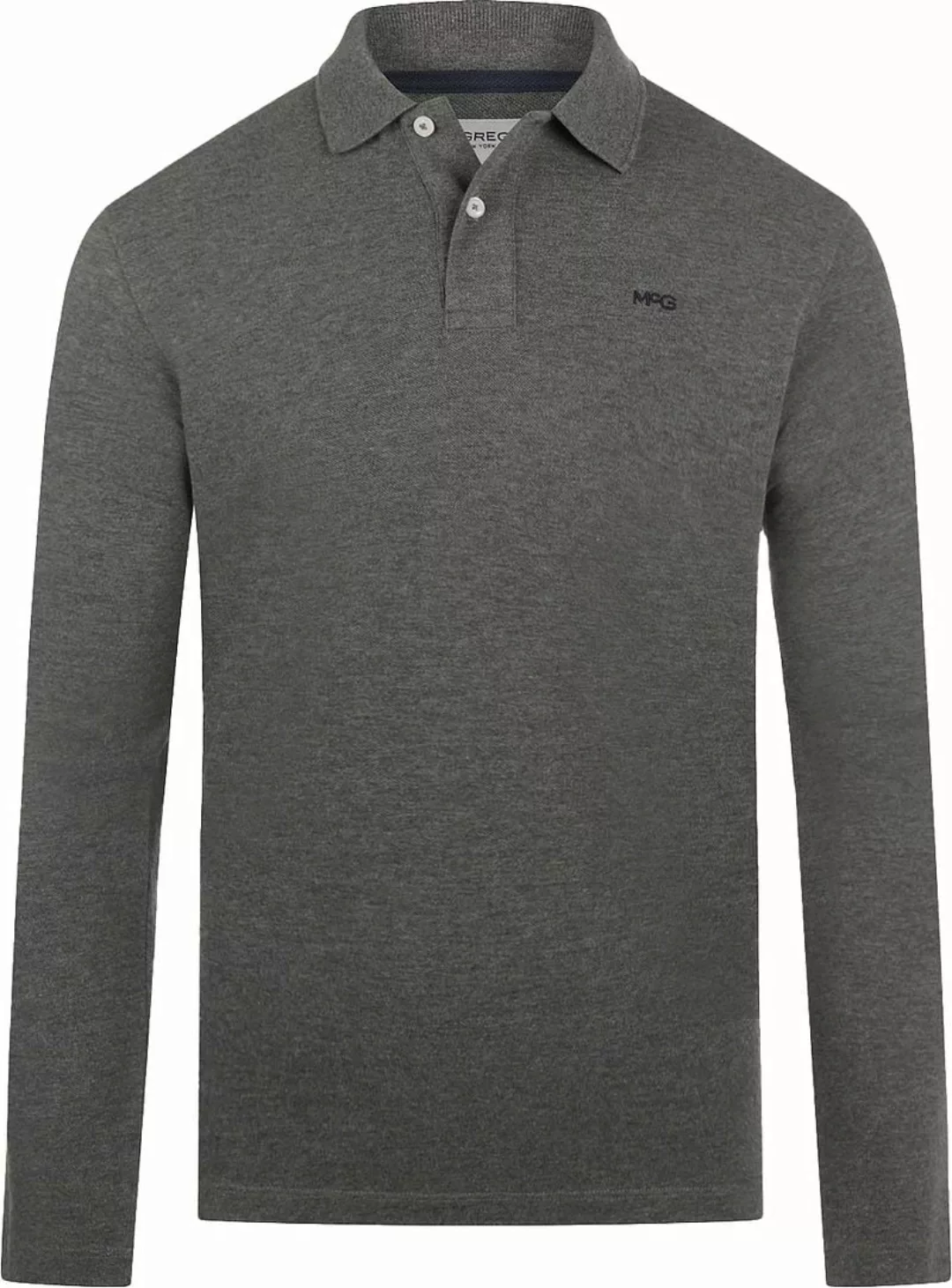 McGregor Long Sleeve Poloshirt Anthrazit - Größe XXL günstig online kaufen