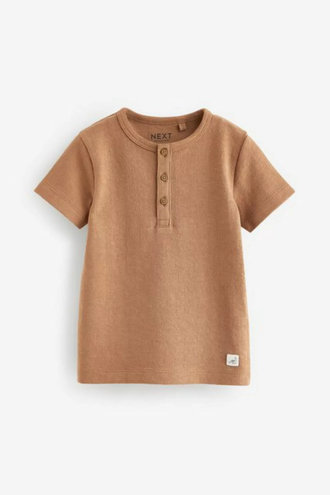 Next T-Shirt Kurzarm-T-Shirt mit Henley-Ausschnitt (1-tlg) günstig online kaufen