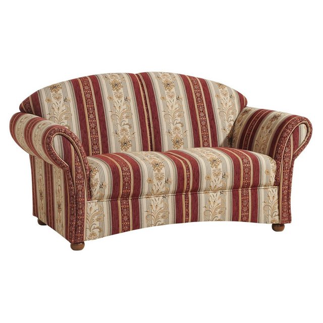 58 aufm Kessel Sofa 2-Sitzer Kama Bezug Chenille Buche nussbaum dunkel / ro günstig online kaufen