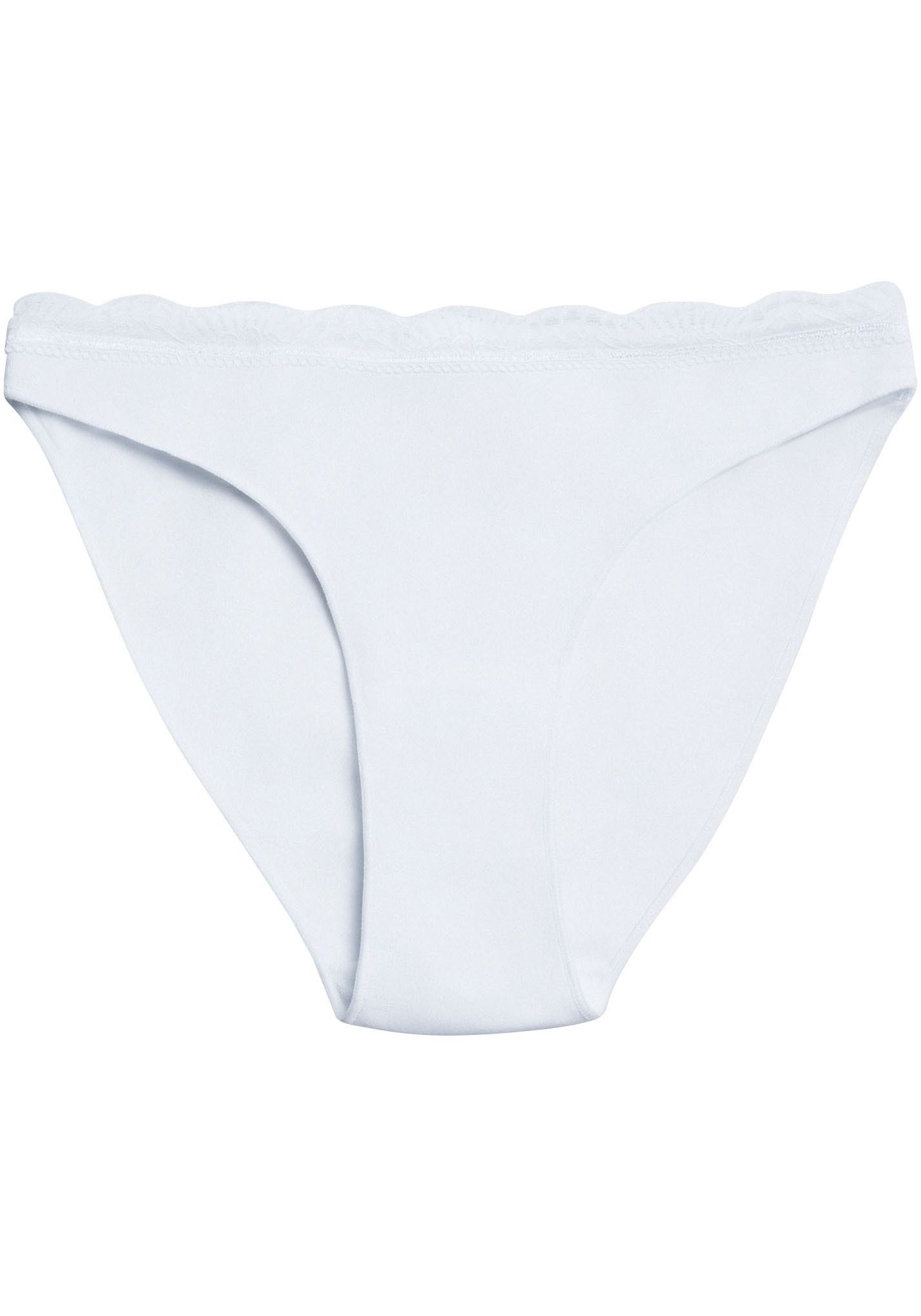 YSABEL MORA Minislip "BASIC COLLECTION COTTON WITH LACE", (3er Pack), mit f günstig online kaufen
