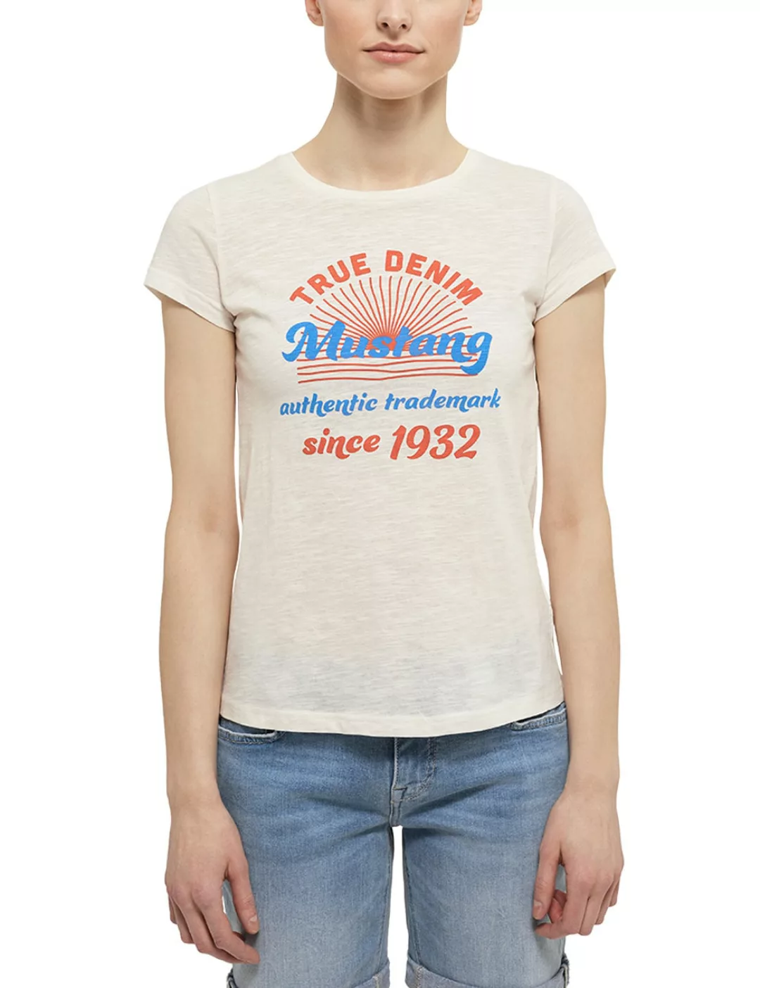 MUSTANG Kurzarmshirt "Mustang T-Shirt Style Alexia C Print" günstig online kaufen