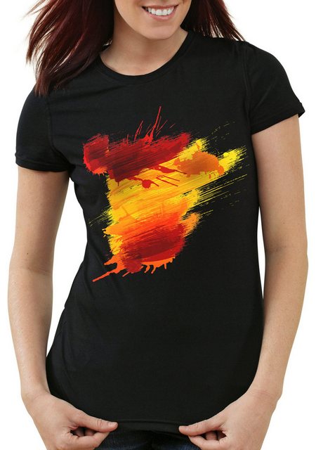 style3 T-Shirt Flagge Spanien Fußball Sport Spain WM EM Fahne günstig online kaufen