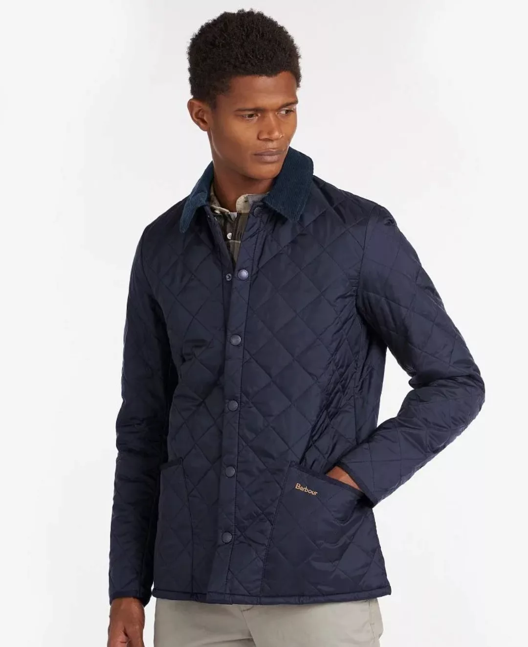 Barbour Liddesdale Heritage Quilted Jacke Navy - Größe 3XL günstig online kaufen