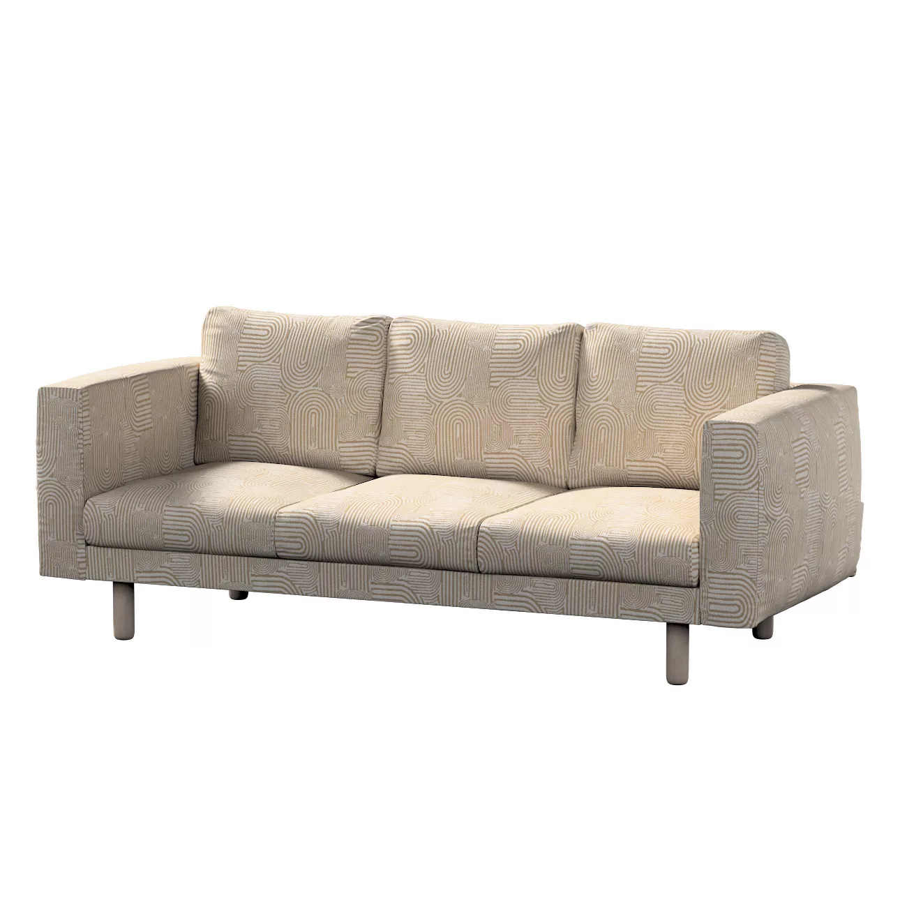 Bezug für Norsborg 3-Sitzer Sofa, beige-ecru, Norsborg 3-Sitzer Sofabezug, günstig online kaufen