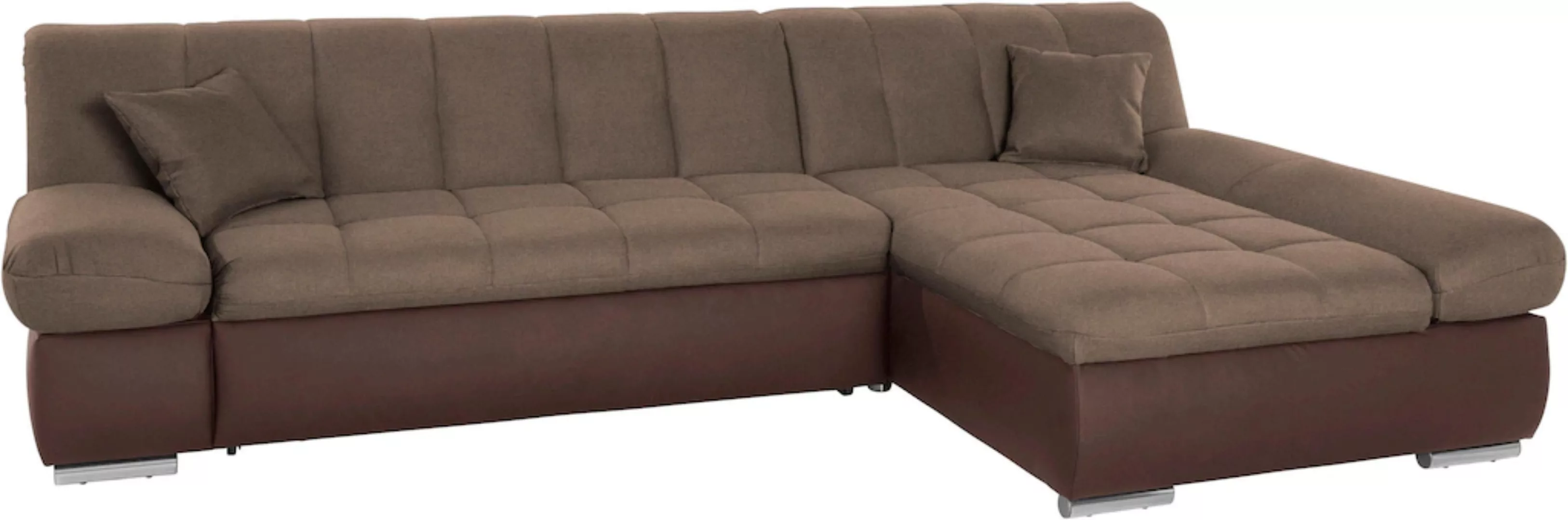 DOMO collection Ecksofa "Mona L-Form", wahlweise mit Bettfunktion günstig online kaufen