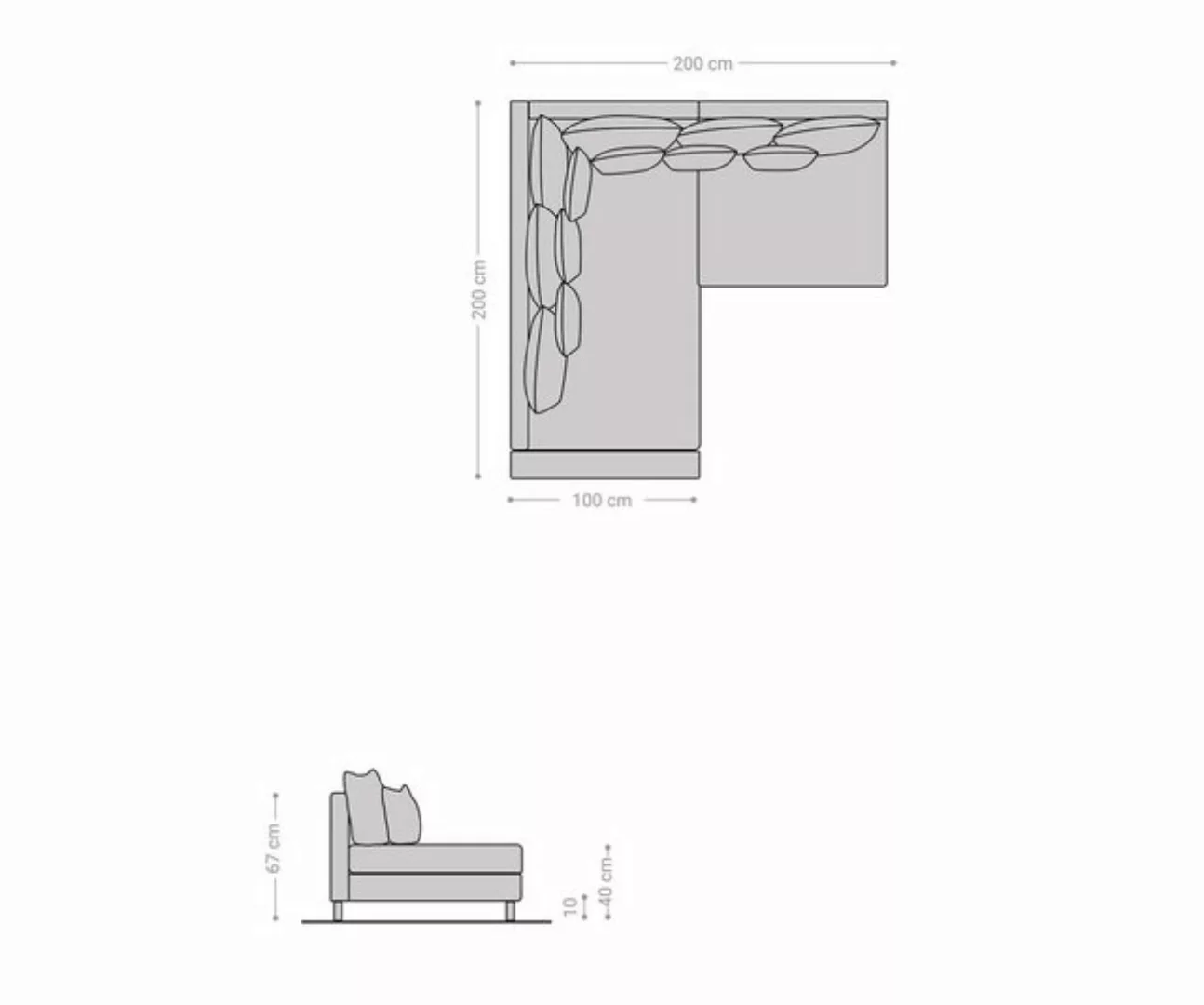 DELIFE Ecksofa Clovis, Braun Antik Optik mit Armlehne Ottomane Links Ecksof günstig online kaufen