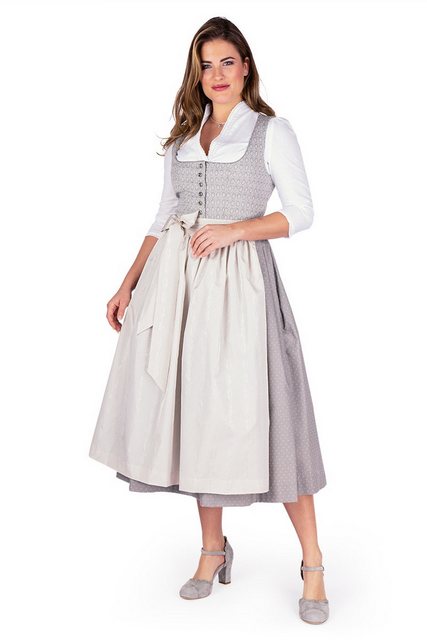 Hammerschmid Dirndl Dirndl lang 2tlg. - PILLERSEE - hellgrau/beige günstig online kaufen