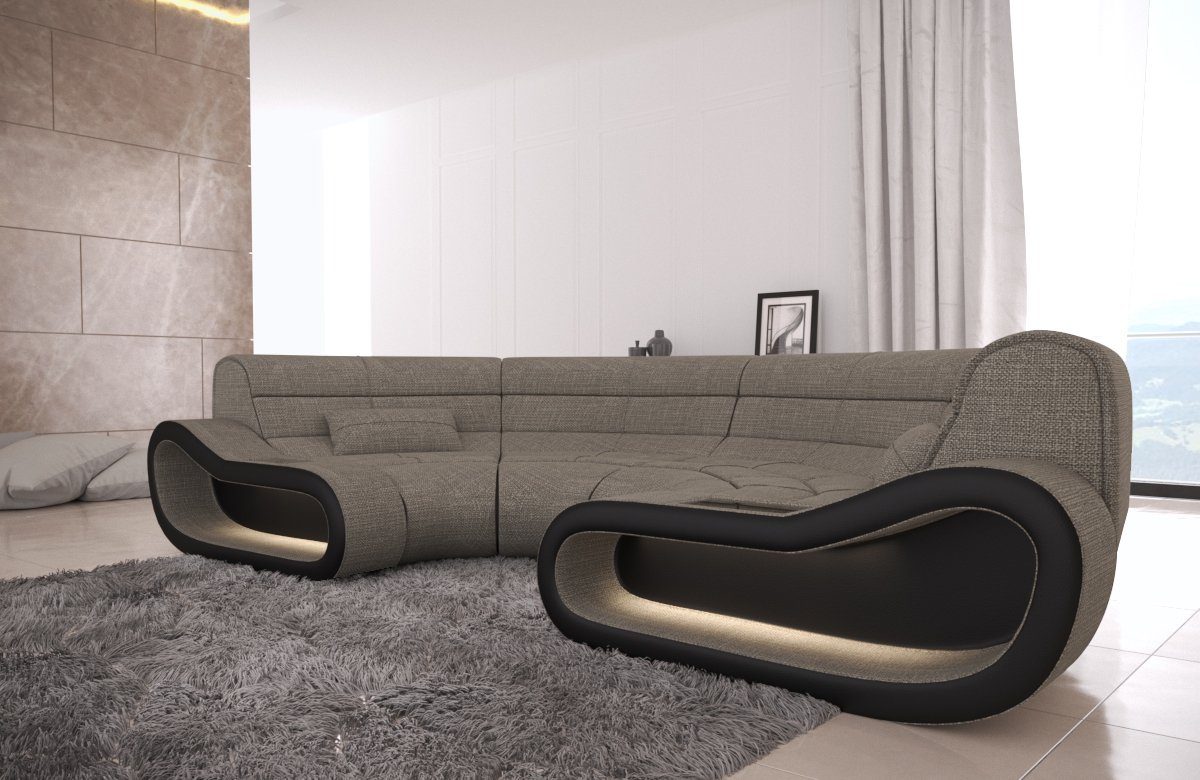 Sofa Dreams Ecksofa Couch Stoffsofa Polstersofa günstig online kaufen
