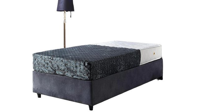 Xlmoebel Bett Modernes Luxusstoff-Polsterbett für das Schlafzimmer in 90x19 günstig online kaufen