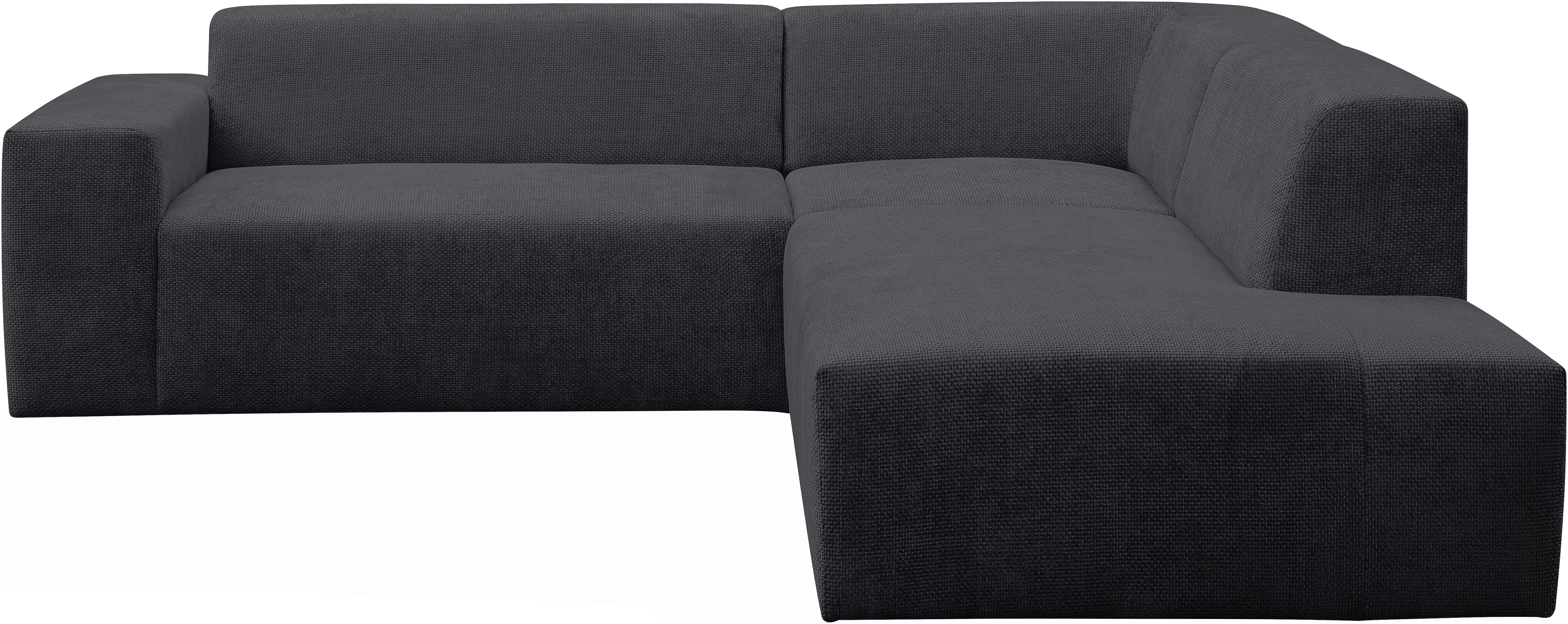 WERK2 Ecksofa "Zeus-M, tolles Sofa mit schönen Details, L-Form", Curvy Tren günstig online kaufen