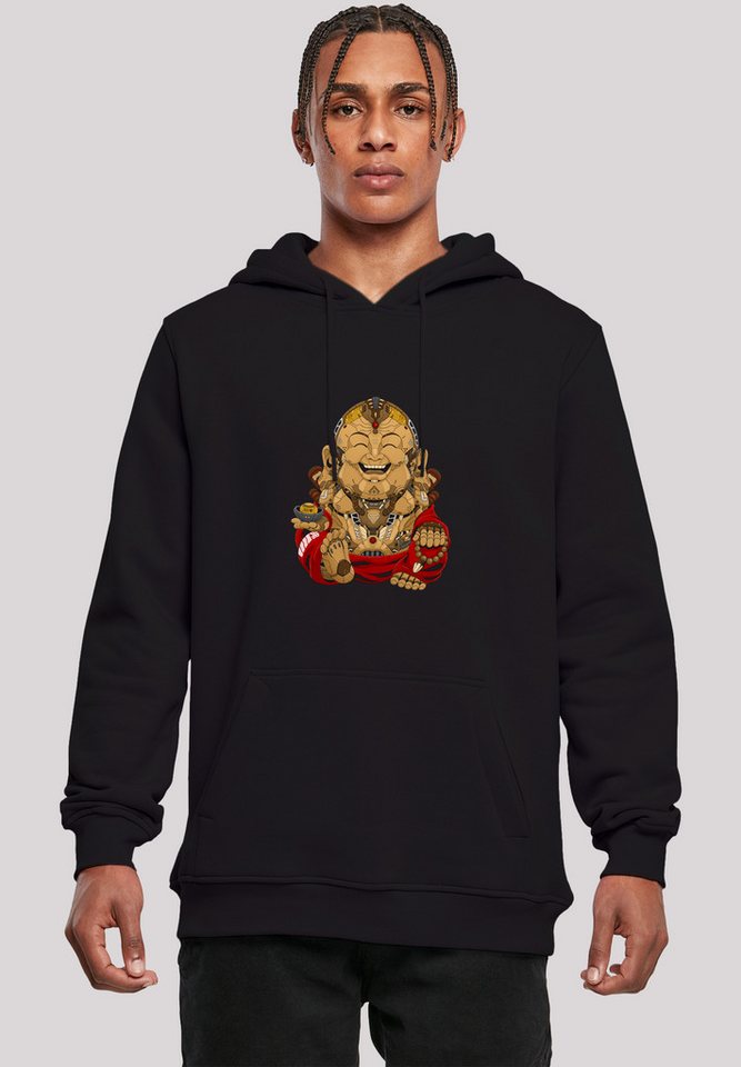 F4NT4STIC Sweatshirt Happy Cyber Buddha Print günstig online kaufen