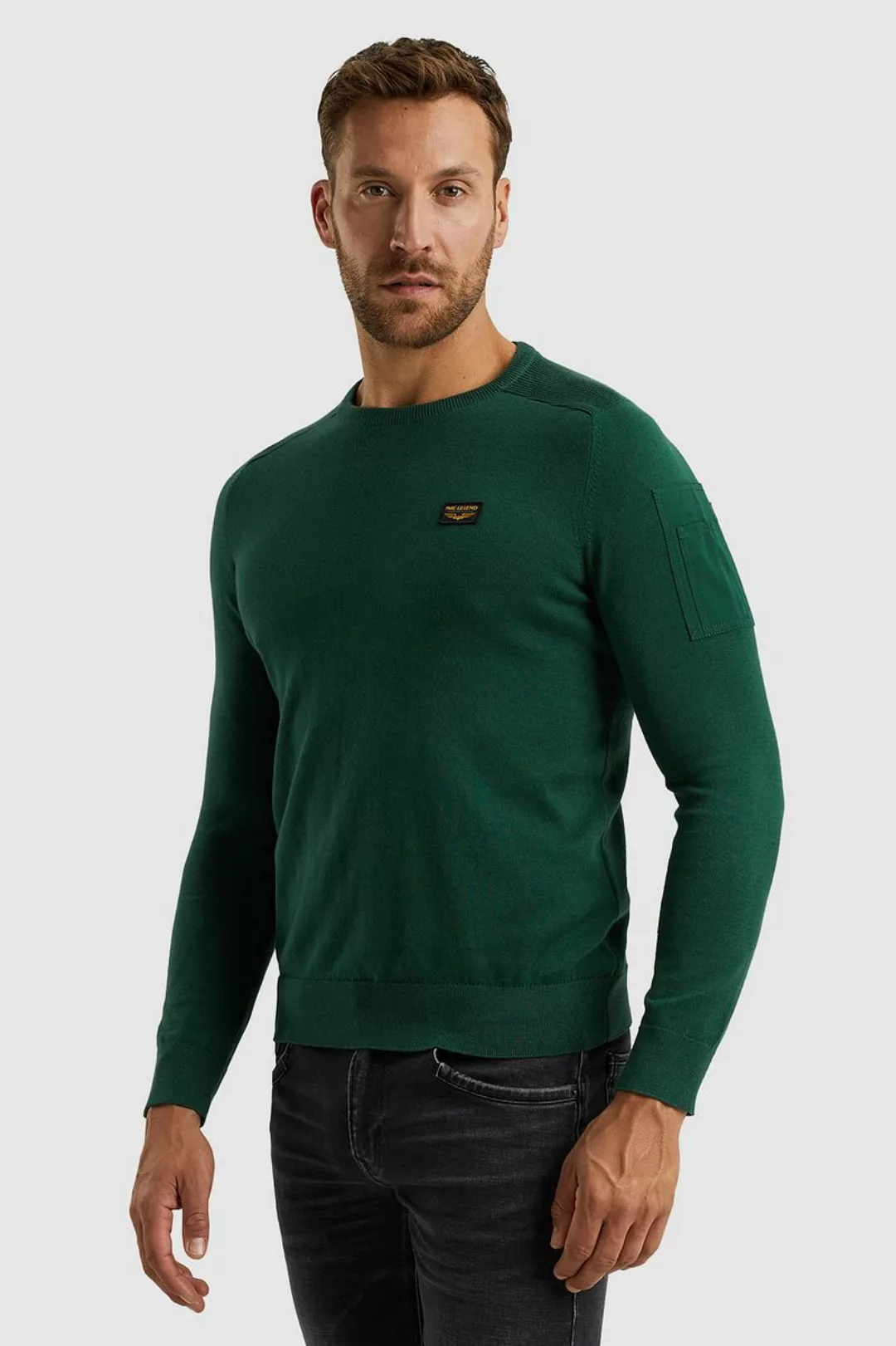 PME Legend Sweater American Classic Cargo Dunkelgrün - Größe XXL günstig online kaufen