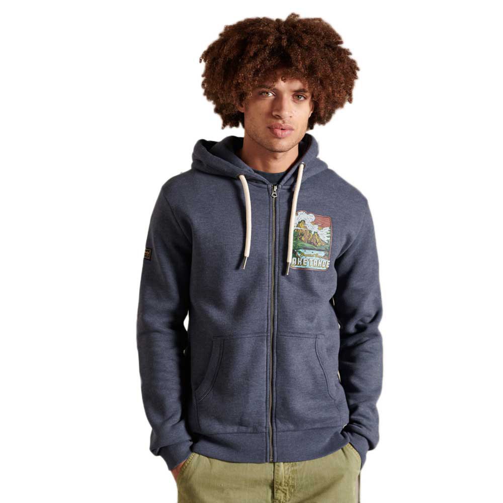 Superdry Heritage Mountain Sweatshirt Mit Durchgehendem Reißverschluss L Ec günstig online kaufen