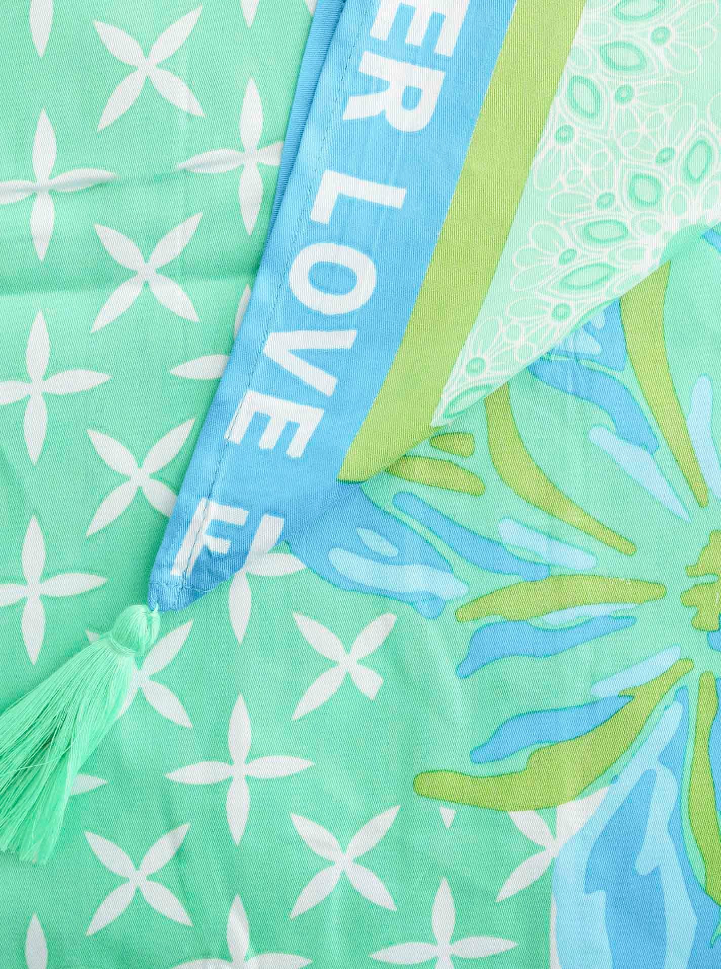 Zwillingsherz Modetuch "Flower Love", mit Tasseln günstig online kaufen