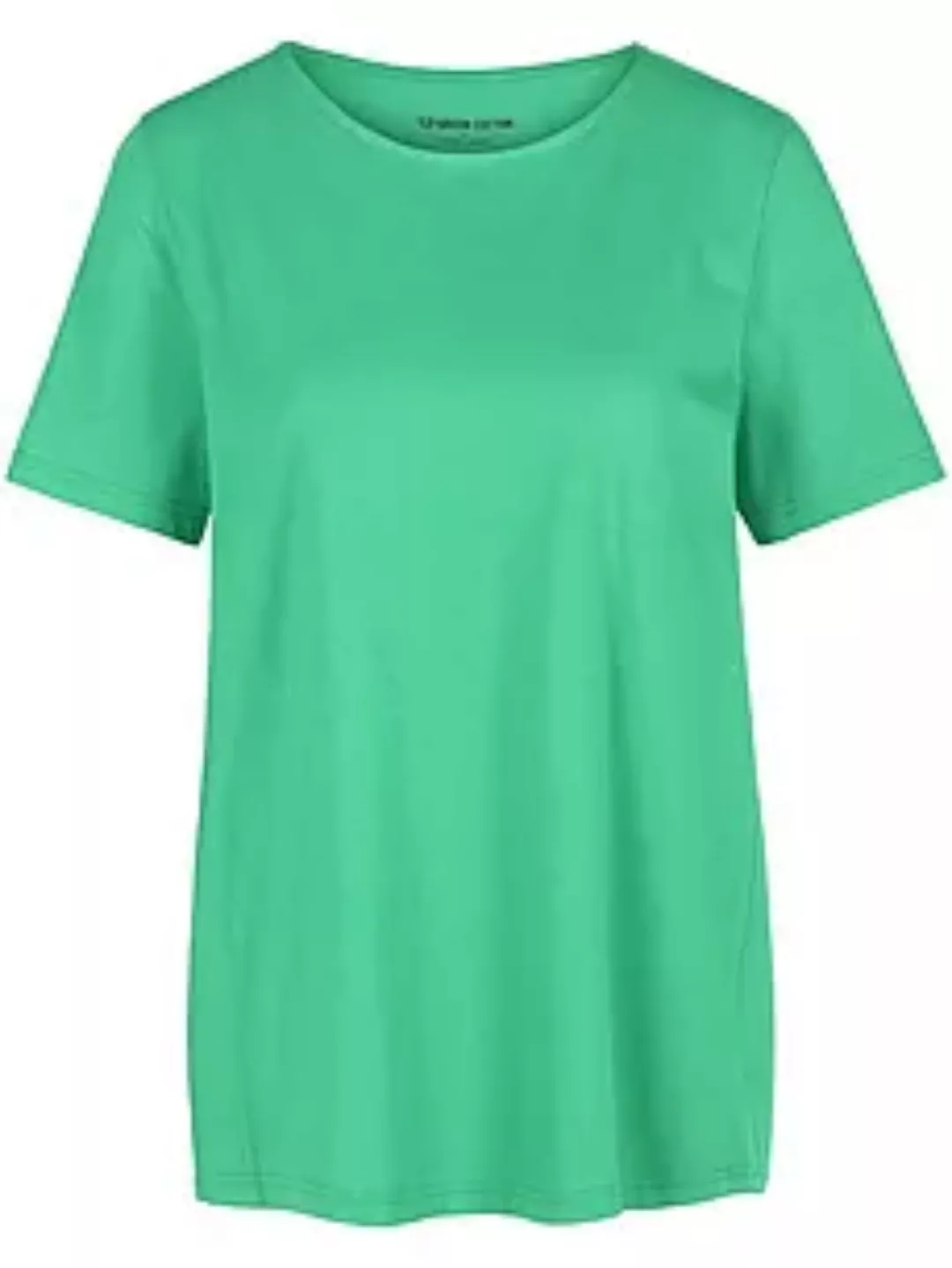 Rundhals-Shirt Benedikte Green Cotton grün günstig online kaufen