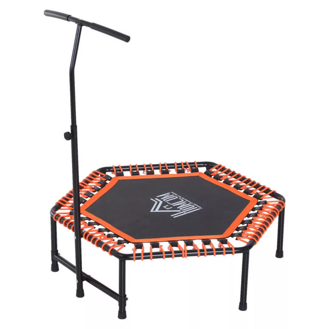 HOMCOM Fitness-Trampolin schwarz H/D: ca. 138x121,9 cm günstig online kaufen