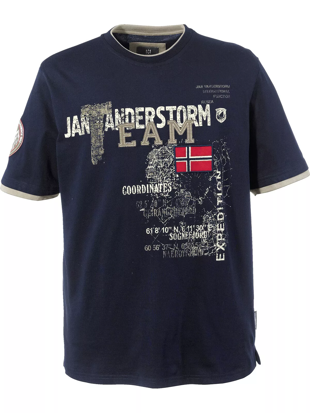 Jan Vanderstorm T-Shirt "T-Shirt SÖLVE" günstig online kaufen